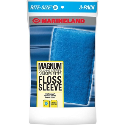 Marineland Magnum Internal Polishing Filter Floss Sleeve - Rite-Size JH Floss Sleeve - 3 Pack
