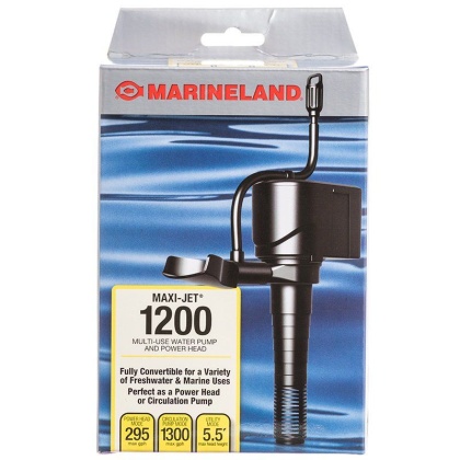 Marineland Maxi Jet Pro Water Pump & Powerhead - 1200 Series - 6' Max Head (295/1,300 GPH)