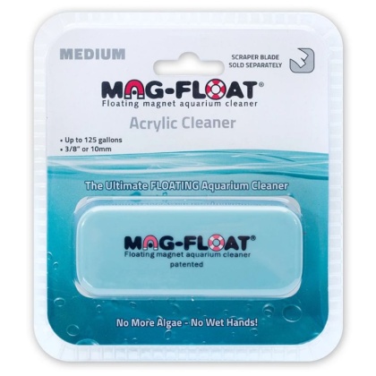 Mag Float Floating Magnetic Aquarium Cleaner - Acrylic - Medium (130 Gallons)