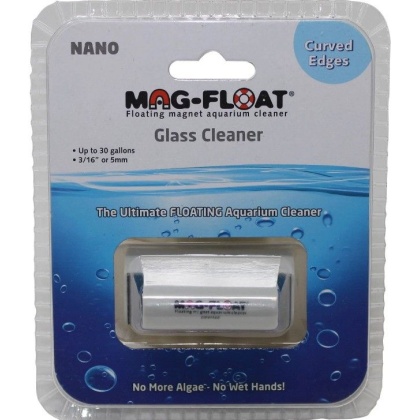 Mag Float Floating Magnetic Aquarium Cleaner - Glass - Nano (Curved - 30 Gallons)