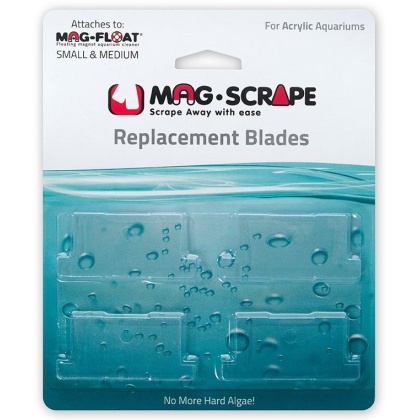 Mag Float Replacement Blades for Small & Medium Acrylic Cleaners - 4 count