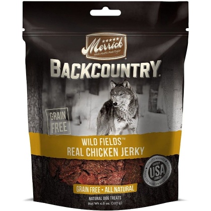 Merrick Backcountry Wild Prairie Real Chicken Jerky - 4.5 oz