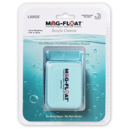 Mag Float Floating Magnetic Aquarium Cleaner - Acrylic - Large (360 Gallons)