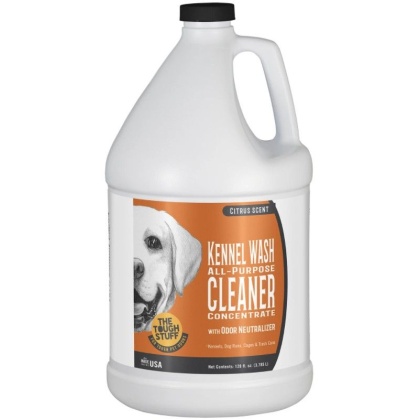 Nilodor Tough Stuff Concentrated Kennel Wash All Purpose Cleaner Citrus Scent - 1 gallon