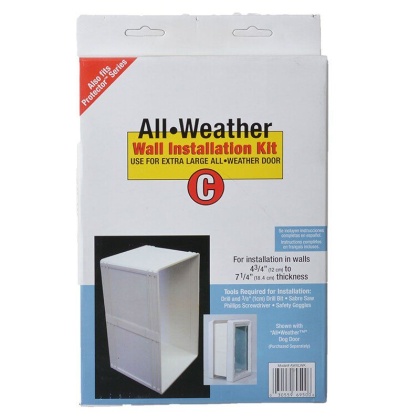 Perfect Pet All Weather Wall Installation Kit - Extra Large (10.5