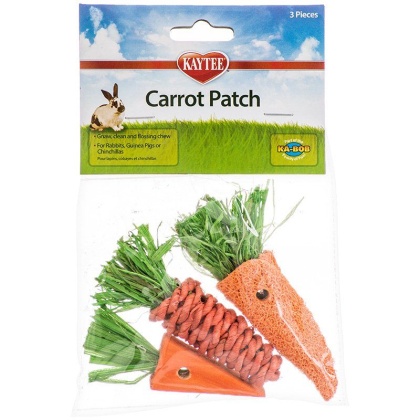 Kaytee Carrot Patch Chew Toys - 3 Pack - (3