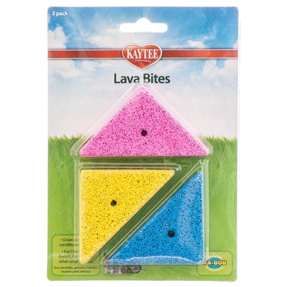 Kaytee Colored Lava Bites - 3 Pack