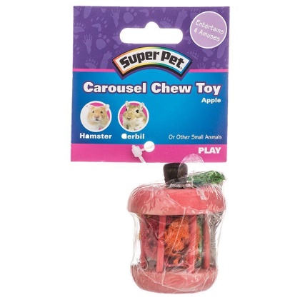 Kaytee Carousel Chew Toy - Apple - 1 Pack - (1.75