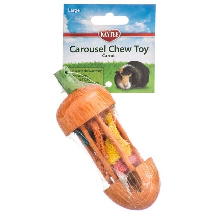 Kaytee Carousel Chew Toy - Carrot - Carrot Chew Toy - (1.75\