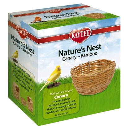 Kaytee Nature's Nest Bamboo Nest - Canary - 1 Pack - (4