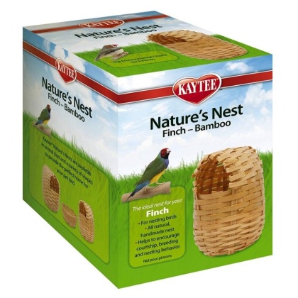 Kaytee Nature's Nest Bamboo Nest - Finch - Regular - (3.75