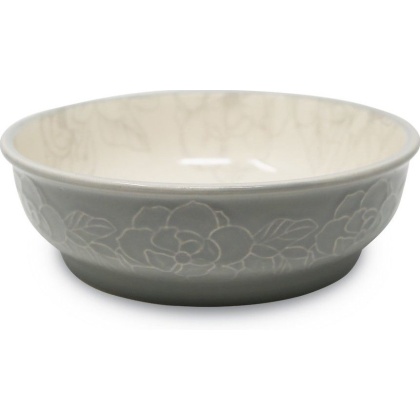 Pioneer Pet Ceramic Bowl Magnolia Medium 6.5\