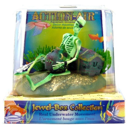 Penn Plax Action Air Jewel Box with Skeleton - 3\
