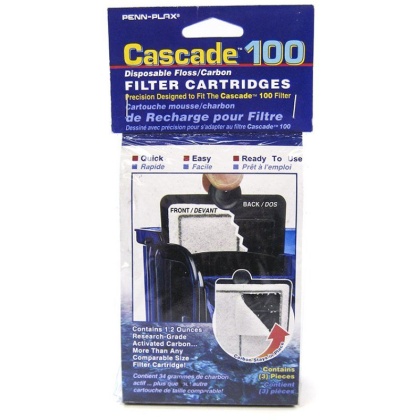 Cascade 100 Disposable Floss & Carbon Power Filter Cartridges - 3 Pack