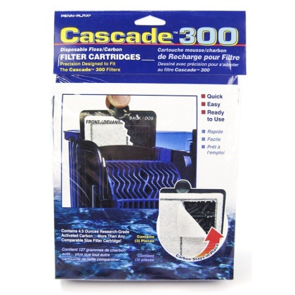 Cascade 300 Disposable Floss & Carbon Power Filter Cartridges - 3 Pack