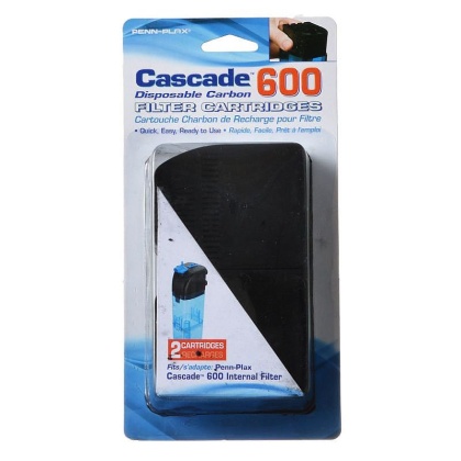 Cascade Internal Filter Disposable Carbon Filter Cartridges - Cascade 600 (2 Pack)