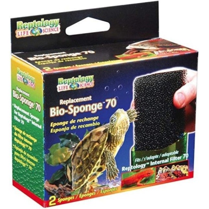 Reptology Internal Filter 70 Replacement Bio Sponge - 2 count