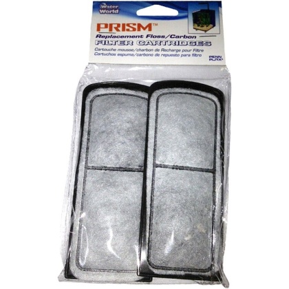 Penn Plax Water World Prism Replacement Filter Cartridges - 2 count
