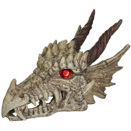 Penn Plax Gazer Dragon Skull Aquarium Ornament - 5\