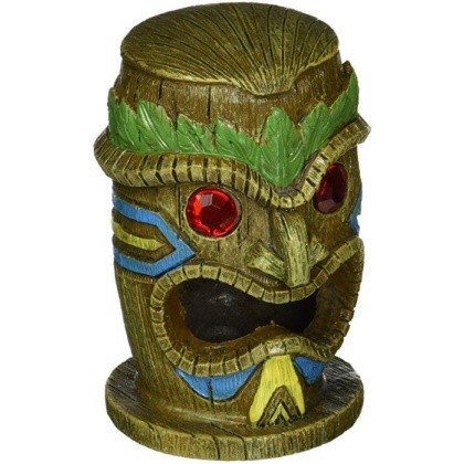 Penn Plax Gazer Tiki Mask Aquarium Ornament - 2.5\