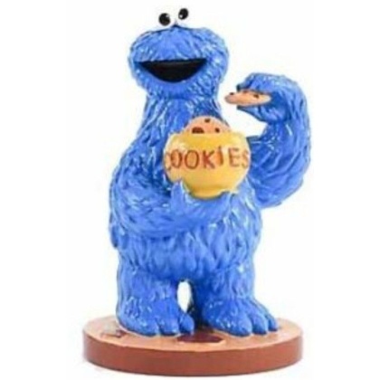 Penn Plax Sesame Street Cookie Monster Ornament Medium 4.2\