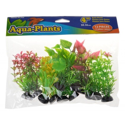 Penn Plax Aqua-Plants Betta Plants - Medium - 12 Count