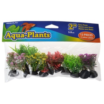 Penn Plax Aqua-Plants Betta Plants - Small - 12 Count