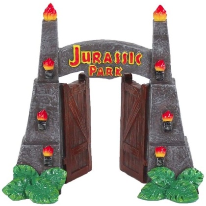 Penn Plax Jurassic Park Gate Ornament - 1 count