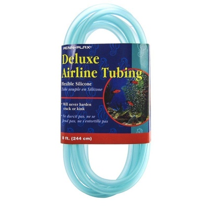 Penn Plax Delux Airline Tubing - Silicone - 8' Long x 3/16
