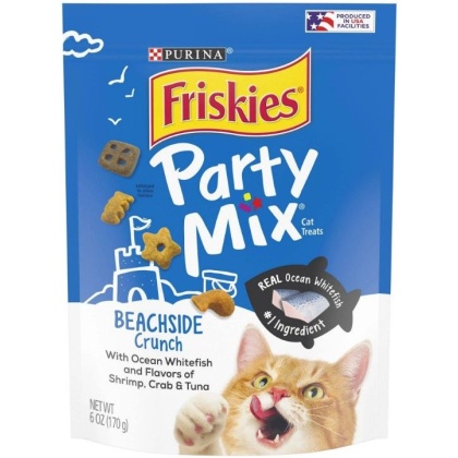 Friskies Party Mix Beachside Crunch Cat Treats - 6 oz