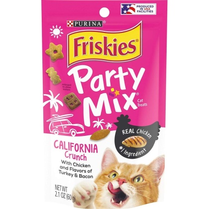 Friskies Party Mix Crunch Treats California Crunch - 2.1 oz