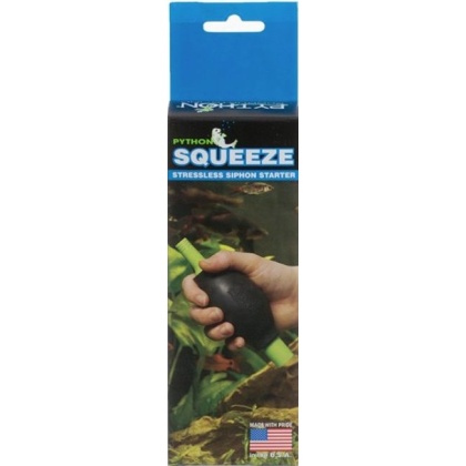 Python Squeeze Stressless Siphon Starter - 1 Squeeze - (Includes 1/4