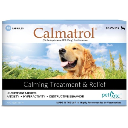 Pet OTC Calmatrol Anxiety and Hyperactivity Treatment for Dogs 12-25 lbs - 10 count