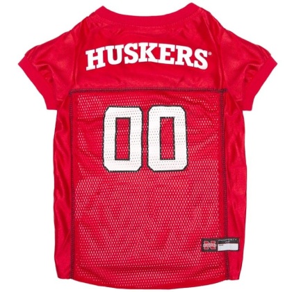 Pets First Nebraska Mesh Jersey for Dogs - Small