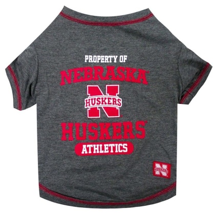 Pets First Nebraska Tee Shirt for Dogs and Cats - Large