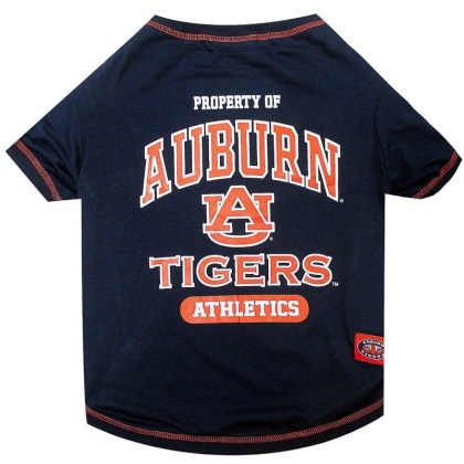Pets First Auburn Tee Shirt for Dogs and Cats - Large