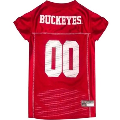 Pets First Ohio State Mesh Jersey for Dogs - X-Large