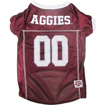 Pets First Texas A & M Mesh Jersey for Dogs - Small