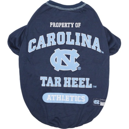 Pets First U of North Carolina Tee Shirt for Dogs and Cats - X-Large