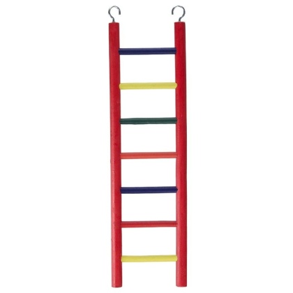 Prevue Carpenter Creations Hardwood Bird Ladder Assorted Colors - 7 Rung 15\