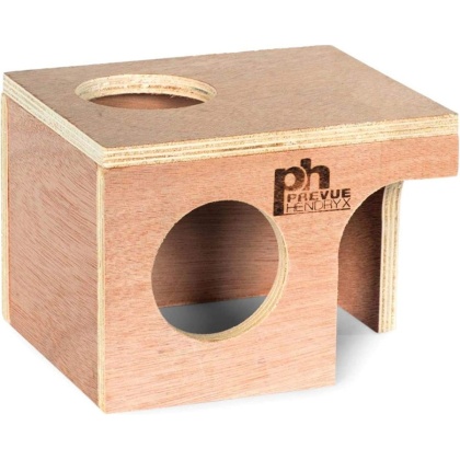Prevue Wooden Hamster and Gerbil Hut for Hiding and Sleeping Small Pets - 1 count