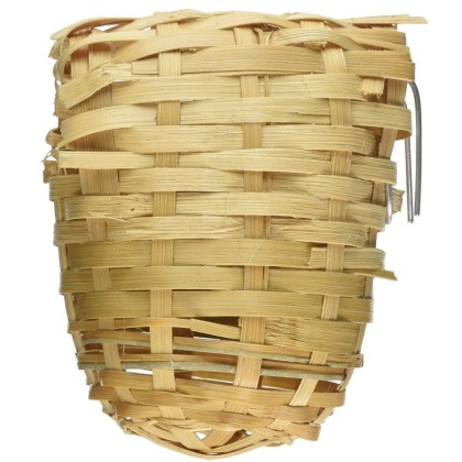 Prevue Finch All Natural Fiber Covered Bamboo Nest - 1 count
