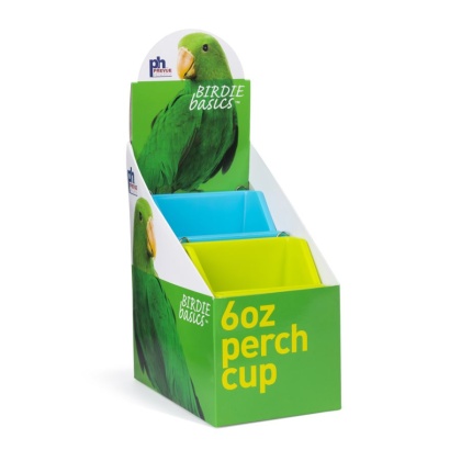 Prevue Birdie Basics 6 oz Perch Cup for Birds - 12 count