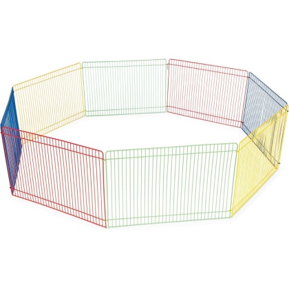 Prevue Multi-Color Small Pet Playpen for Small Pets - 1 count