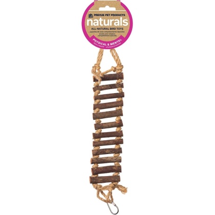 Prevue Naturals Wood and Rope Ladder Bird Toy - Medium - 1 count