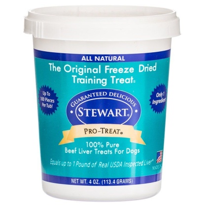 Stewart Pro-Treat 100% Pure Beef Liver for Dogs - 4 oz