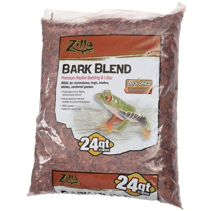 Zilla Bark Blend Premium Reptile Bedding & Litter - 24 Quarts