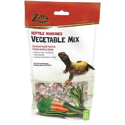 Zilla Reptile Munchies - Vegetable Mix - 4 oz