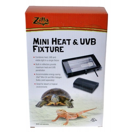 Zilla Mini Heat & UVB Fixture - 1 Pack - (9-1/4\