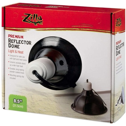 Zilla Premium Reflector Dome - Light & Heat - 8.5\